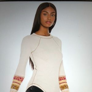 Free People: In the Mix Jacquard Top